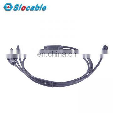 Slocable PV1-F or EN50618 6mm2 and 4mm2 10cm Solar Cable With Solid Copper PV Connector 3to1 Wire Assembly photo-2
