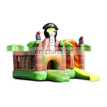 Inflatable Bouncers Pirate Jungle Jump Bounce House Inflatable Bouncer Castle With Slide