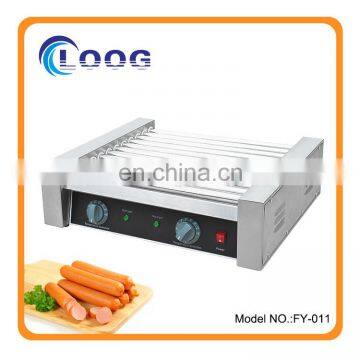 CE Certificate Stainless Steel Hot Dog Sausage Roller Grill Machine Electric Hot Dog Maker Machine