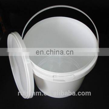 Food Grade Containers Plastic Pail White Bucket 5L photo-3
