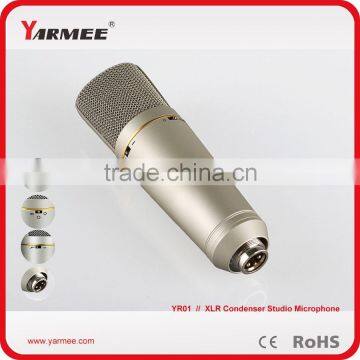 YARMEE Large Capsule Condenser Microphone For Studio Recording Equipment YR01