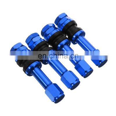 4pcs TR48E Bolt-in Aluminum Universal Auto Car Tubeless Wheel Tire Valve Stems Air Dust Caps photo-5
