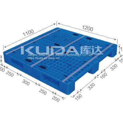 heavy duty rack for warehouse 1211B WGCZ PLASTIC PALLET（BUILT-IN STEEL TUBE）from china