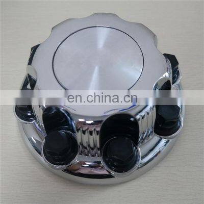 Custom ABS Chrome 8 Lug 185MM Car Wheel Rim Polished Center Hubcap Cover