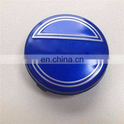 Plastic ABS Custom Blue 64mm Decoration Car Wheel Center Cover For Volvo