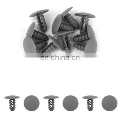 Xingtai Ruanbo Trading 8mm Gray Plastic Rivets Fender Trunk Retainer Fastener Clip for Car