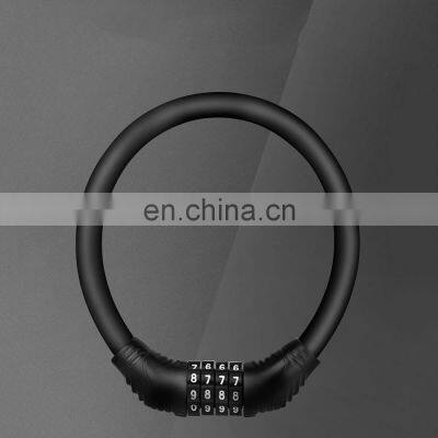 Bicycle Bike Smart Lock Four-Digit Password Anti Theft Lock For Bike Mountain Security Portable Ring Bicycle Accessories photo-4