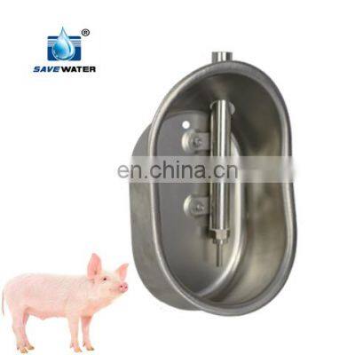 Pig farm Equipment SS Pig Piglet cup drinker with stainless steel nipple