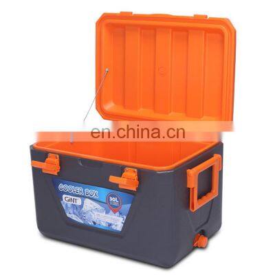 Portable new design 30 liter beach insulated cooler box for camping