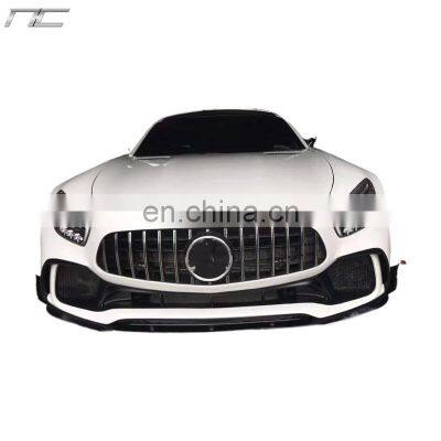 AMG GT/GTC C190 Modified To PD Style Half Carbon Fiber Car Front Bumper Lip Rear Diffuser Body Kit For Mercedes Bens AMG GT