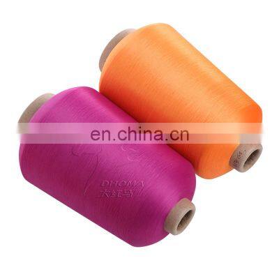 High Quality 100% Polyester DTY twisted weft yarn