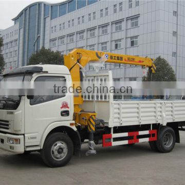 3.2ton Dongfeng Cargo Truck Loading Crane