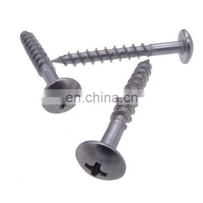 #4*19 aluminum blue zinc plated security self tapping screw for electronic