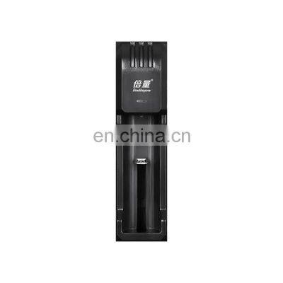 Factory Price 1 Slot 10440 14500 16340 18650 26650 Intelligent Rapid Battery Charger for 3.7V Li Ion Battery Charger