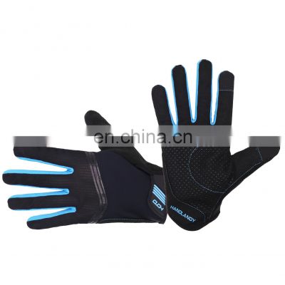 Handlandy Touch Screen Anti-Slip Mountain Bike Outdoor Full Finger Workout hand gloves for bike rider