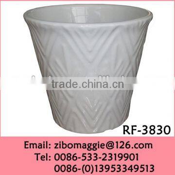 Personalized Colored Planters Used Porcelain Flower Vase Flower Pots for Promotion