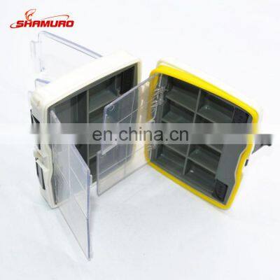 Portable Plastic Fishing Accessories Compartments Storage Case Storage Box FishingTackle Box