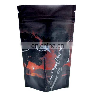 Free Sample Side Heat Seal Antistatic Smell Proof Mini Pouch Packaging Sachet Bpa Free Mylar Bags Custom