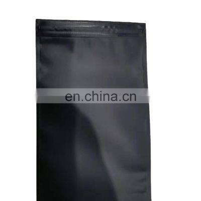 Customized wholesale flat mouth aluminum foil bag vacuumed large size powder aluminum foil