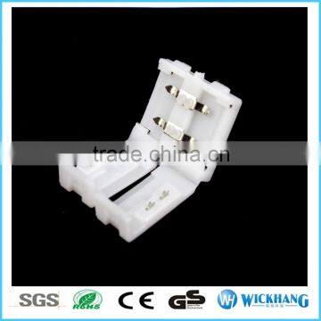 8 mm 2 Pin Solder Free LED Strip Solderless Connector for SMD 3528 LED Strip Light photo-3