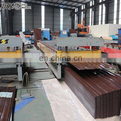 Wave-tiles T-tiles Prepainted Steel Roofing Sheet Corrugated Steel Sheet Roof Tiles in Customized photo-4