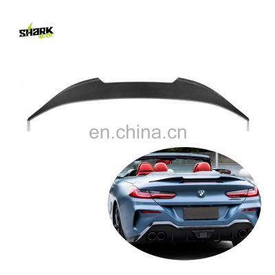 Drop Shipping Dry Carbon Rear Deck Spoiler Carbon Fiber Trunk Wing Fit for BMW 8 Series G14 AC style spoiler 2020+