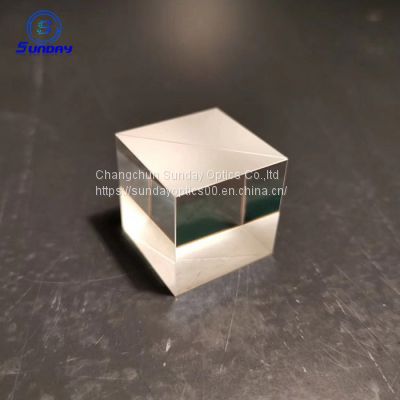 Broadband  N-BK7 NPBS Cube  Size 25.4*25.4*25.4mm  Wavelength 1100-1600nm   T/R=90%:10%