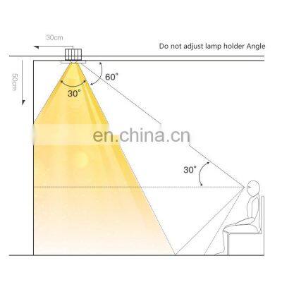 ALLWAY Long Brightness Anti Glare Aluminum Linear Recessed Light 2w 4w 10w 20w 30w Downlight photo-4