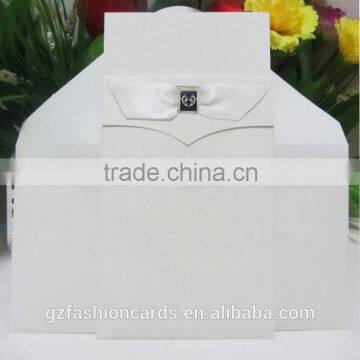 2015 High Quality Elegant Flocking Velvet Wedding Invitation Card photo-2