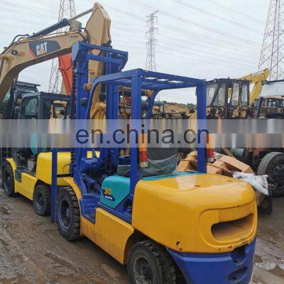 Secondhand Japanese Diesel Forklift , Mini Used Komatsu 3 Ton Lifting Machine for Sale in Hefei photo-5