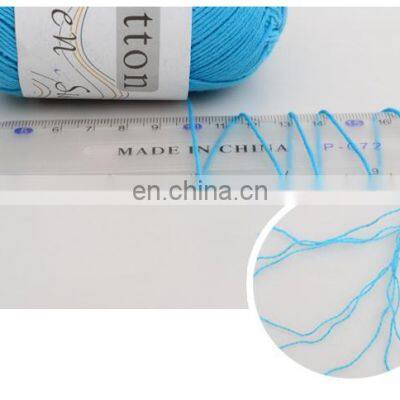 Sustainable Blended Cotton Baby Handkniting Crochet Yarn Baby Knitting Crochet Hand photo-4