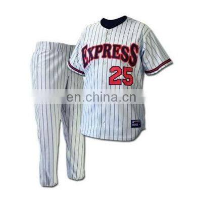 Latest oem custom baseball uniforms wholesale cheap blank sublimated 100% polyester coed softball shirts baseball jerseys