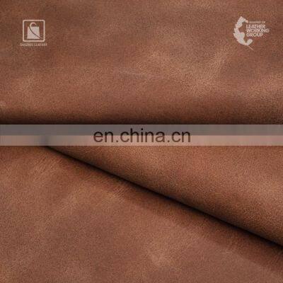 Premium Vintage Look Full Grain Natural Vegetable Tanned Genuine Leather at Wholesale Price photo-2