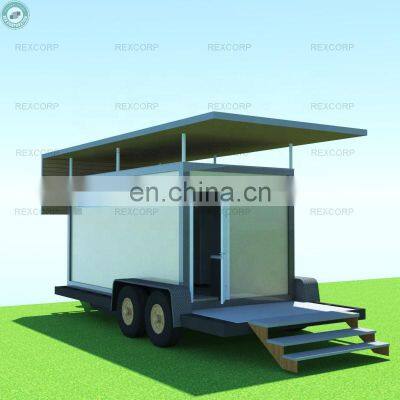 New Style Mobile Tralier Container Toilet Moveable Trailer Container Bathroom Public Toilet