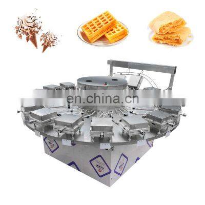 Auto Wafer Cone Making Machine Ice Cream Sugar Cone Roll Baking Make Making Machine Production Line Price