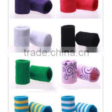 Sports elastic cotton fabric custom wristband