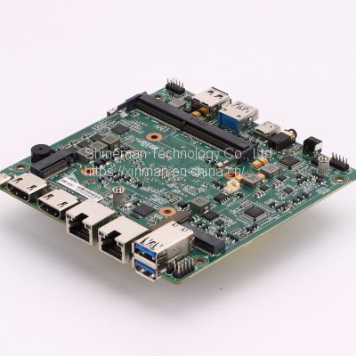 Intel Latest N100 Low-Power Processor PC Motherboard for NUC Computers w/ Fanned/Fanless Design Type-C HDMI RJ45 USB 3.0