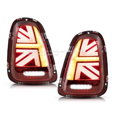 Car Lamps for BMW Mini Cooper S Union Jack R56 R57 R58 Smoke LED Tail Lights photo-3