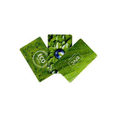 PLA Hotel Key Card Eco-friendly NFC Contactless Mifare Classic 1k 13.56mhz RFID Card photo-2