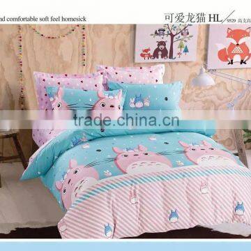 Cotton and polyester children room child bedding set