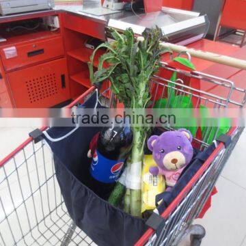 grocery cart shopping bag recyclable bags