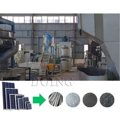Full Automatic Solar Panel Recycling Plant Solar Photovoltaic Panels Recycling Solutions for PV Module Panel Disposal photo-5
