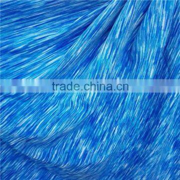 Polyester spandex Solid dyed stretch knitting textile factory for shoes fabric