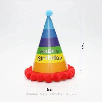 Adult Eco-Friendly Biodegradable Paper Birthday Hats for Comfortable Party Decorations & Celebrations