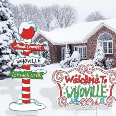 Wholesale Custom PP Corrugated Plastic Christmas Yard Decoration Signs photo-2