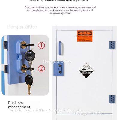 Gabinetes de almacenamiento de corrosivos Hengna / Gabinete químico de PP HN - PP1200: Soldadura continua a prueba de óxido al 100% para entornos hostiles