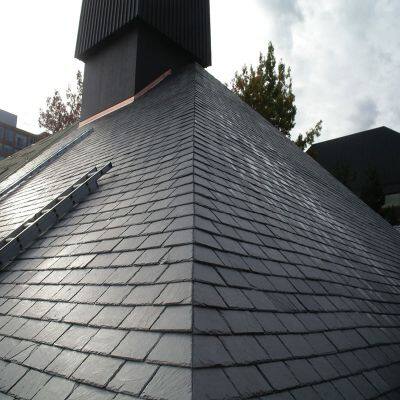 Natural Slate Tiles, Slate Roof Tiles, Black Shale Tiles, Stone Tiles, Anti-corrosion and Heat-insulating Slate Tiles