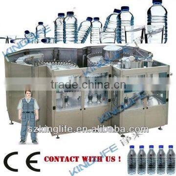 Monoblock machinery and equipment for mineral water plant
