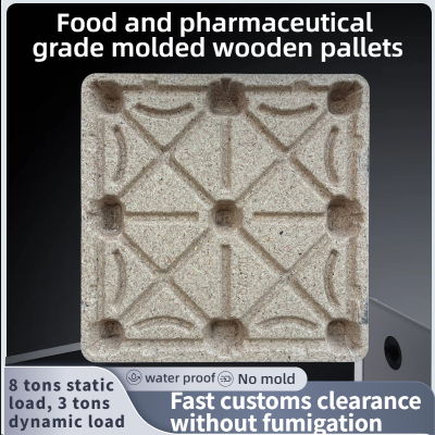 Export-Grade Molded Wood Pallet (Fumigation-Free) — ISPM 15 Certified — 4-Way Entry photo-4