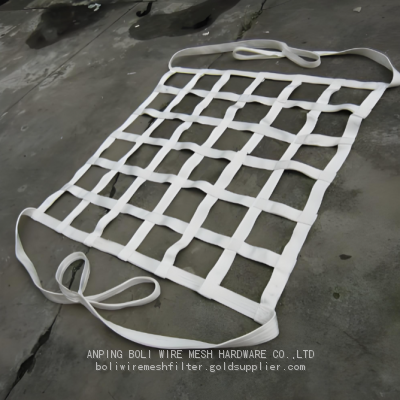 Kinds of Soft Material Construction Protection Diamond Webbing Weaving Cargo Lifting Safety Nets Made of Nylon PE PP Polyester Customized BOLI